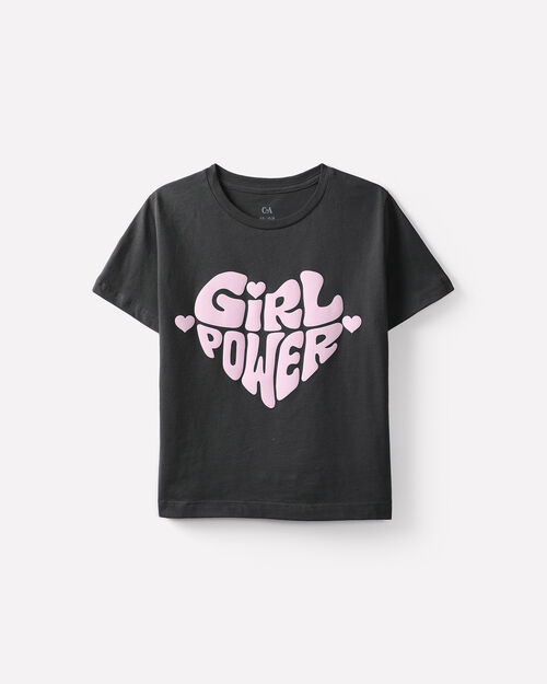 Playera Texto Girl Power