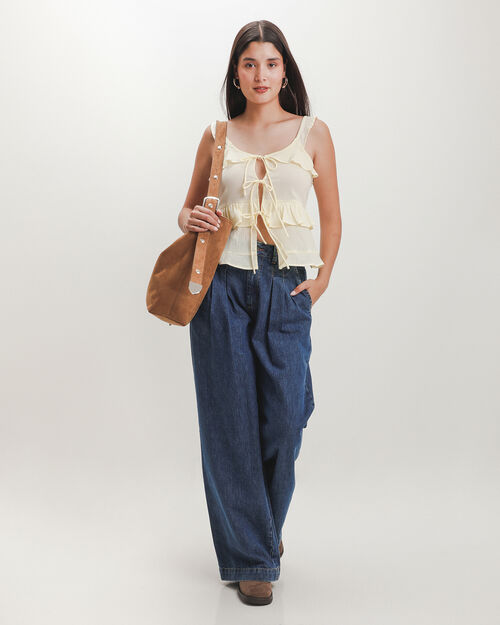 Blusa Tirantes Amarilla