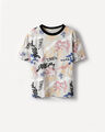 Playera Relaxed Urban,GRIS CLARO