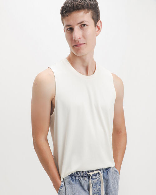 Tank Textura Beige