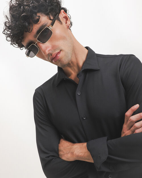 Camisa Negra Regular