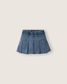 Falda Mini Mezclilla,AZUL ACERO