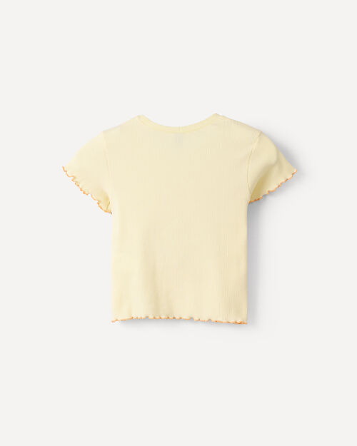 Playera Amarilla Flor