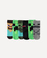 Pack Calcetines Minecraft,VERDE PINO