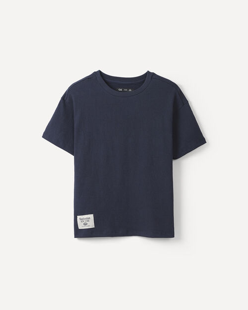 Playera Relaxed Azul