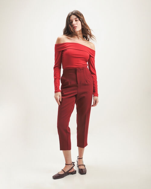 Pantalón Rojo Pinzas