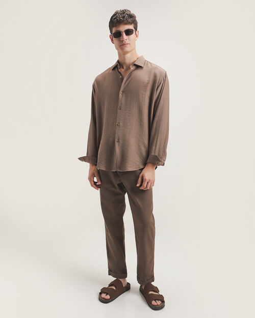 Camisa Ligera Caf&eacute;