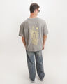 Playera Oversize Textura,VERDE EMPOLVADO
