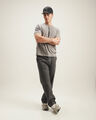 Playera Roja Fit Slim,GRIS