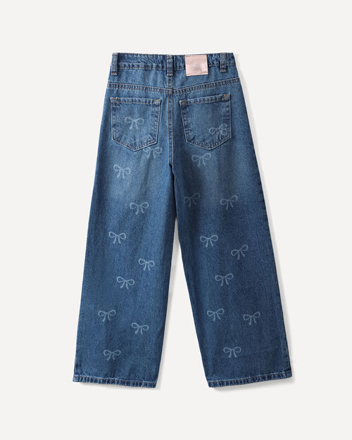 Jeans Wide Leg Mo&ntilde;os