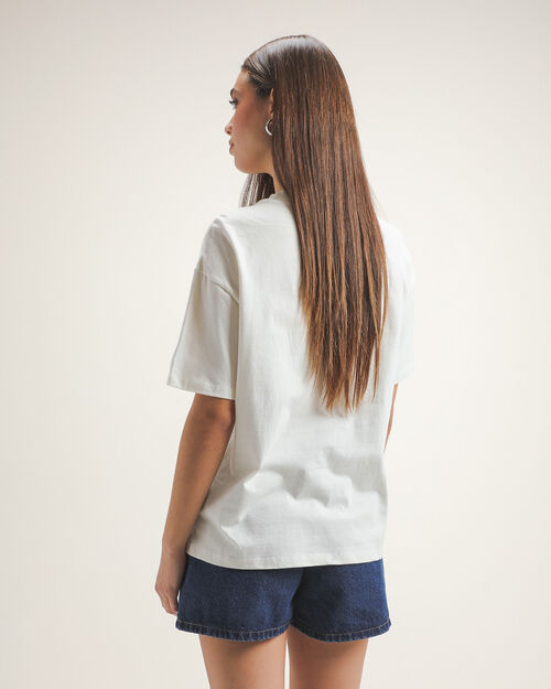 Playera Blanca Con Dise&ntilde;o