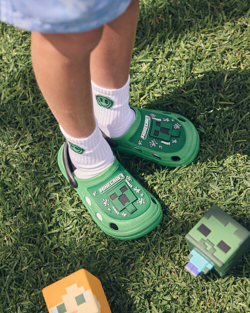 Sandalias Dise&ntilde;o Minecraft