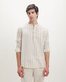 Camisa Mao Beige,CREMA