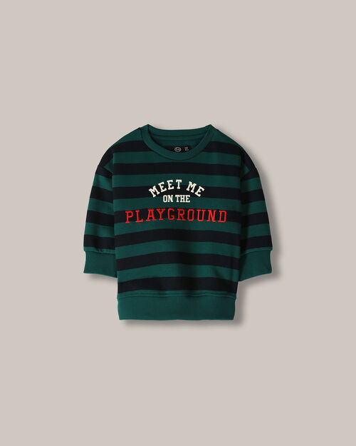 Sudadera Cerrada Rayas