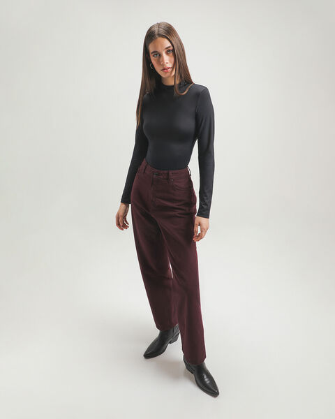 Body Negro Cuello Alto