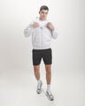 Sudadera Relaxed Blanca,GRIS CLARO