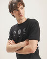 Playera Negra Manga Corta,NEGRO P1