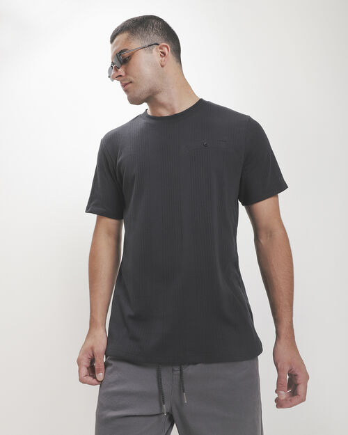 Playera Negra Textura