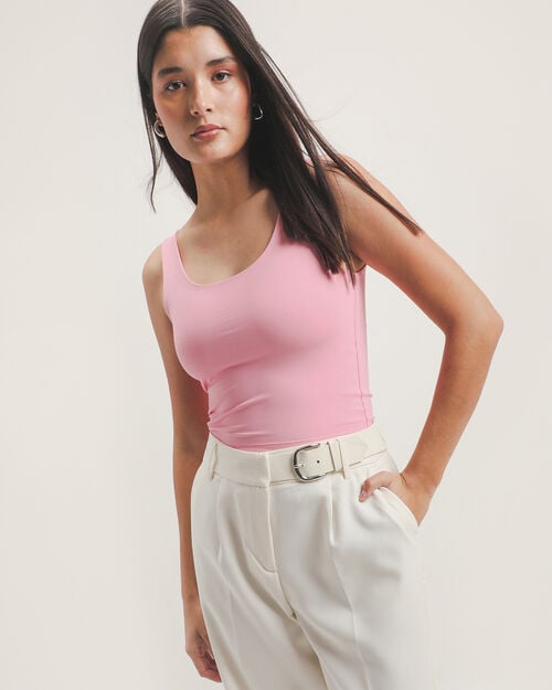 Crop Top Tirantes Rosa