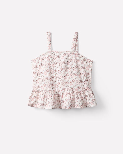 Blusa Peplum Flores