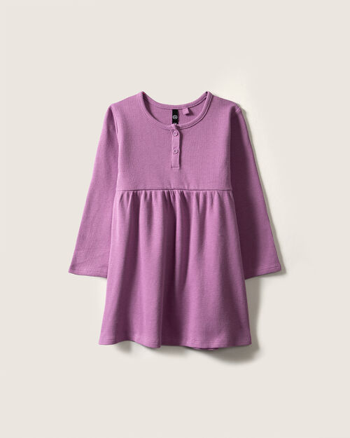Vestido Morado Sólido