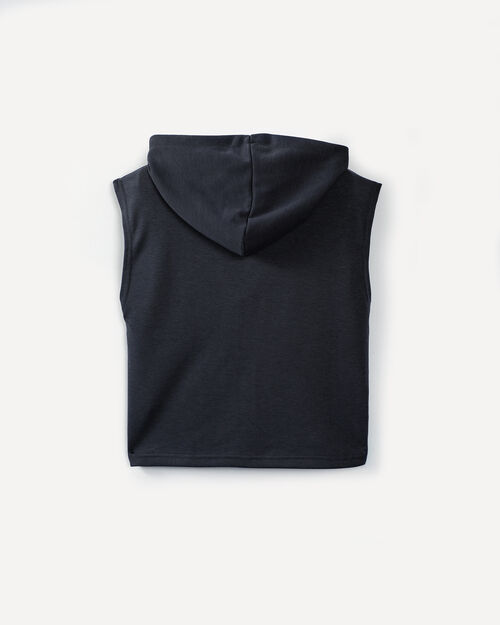 Chaleco Hoodie Negro