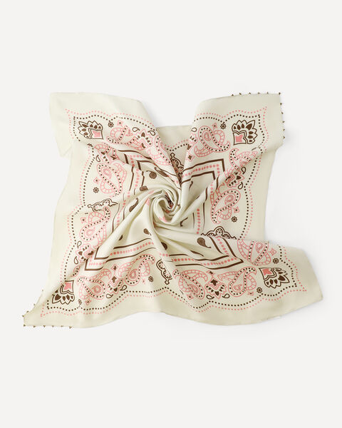Bandana Blanca Estampada