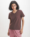 Playera Regular Roja,CAFE