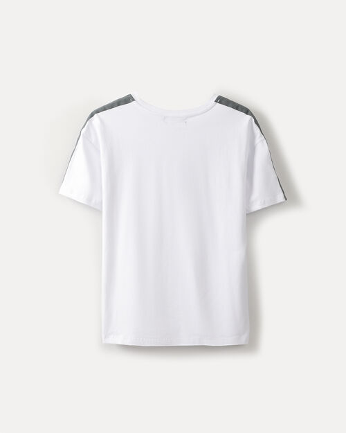 Playera Manga Corta Blanca