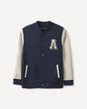 Chamarra Bomber Azul,AZUL MARINO