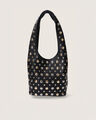 Bolso Con Aplicaciones,NEGRO