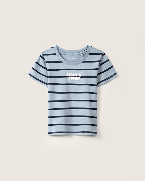 Playera Manga Corta Rayas