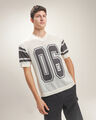 Playera Deportiva Estampada,BLANCO HUESO