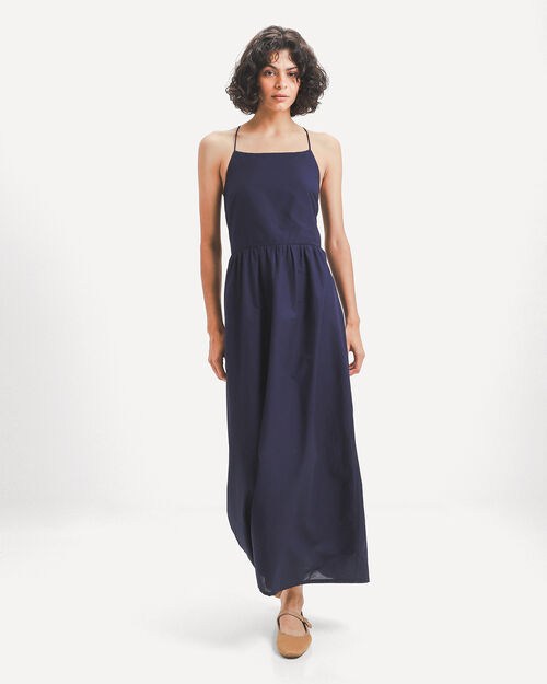 Vestido Midi Azul