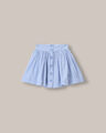 Falda Estampado Rayas,AZUL P1