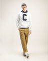 Sudadera Hoodie Blanca,BLANCO