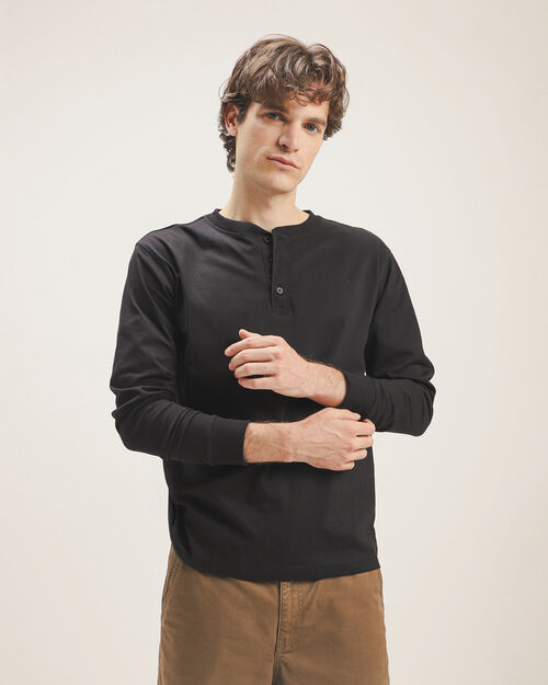 Playera Negra Manga Larga
