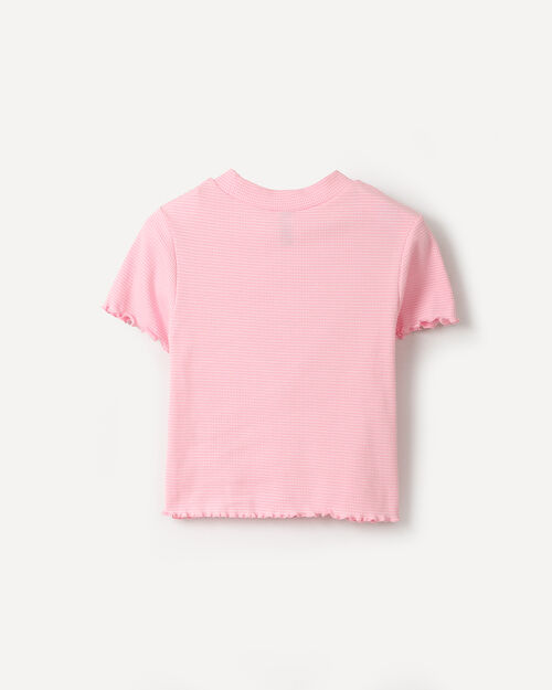 Playera Rosa Tejida