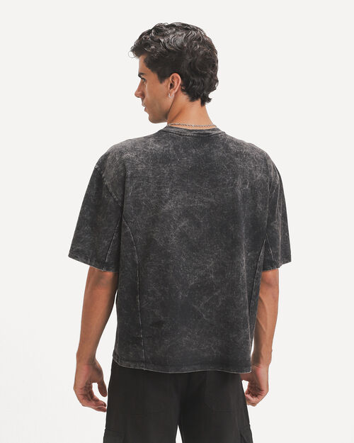 Playera Boxy Negra