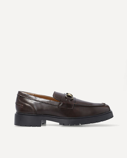 Mocas&iacute;n Monocolor Caf&eacute;