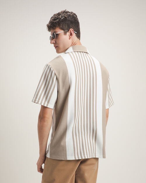 Camisa Rayas Con Textura