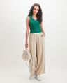 Pantal&oacute;n Wide Leg,BEIGE