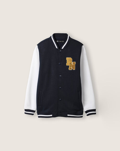 Chamarra Bomber Azul