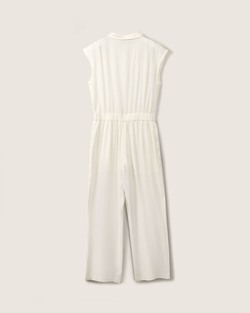 Jumpsuit Beige Botones