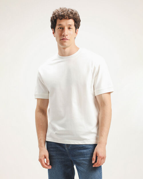 Playera Fit Relaxed Blanca