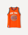 Playera Tank Knicks,NARANJA