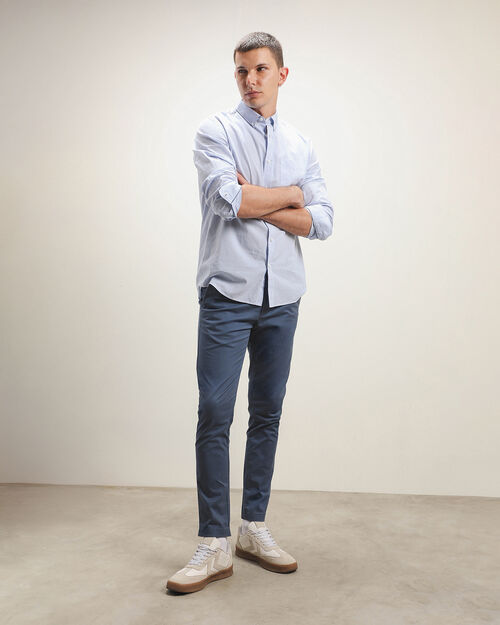 Pantalón Fit Skinny Azul