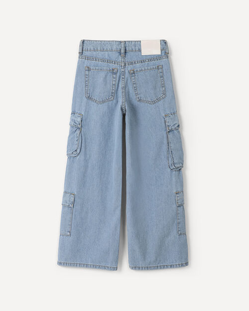 Jeans Wide Leg Cargo