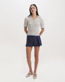 Short Azul Pinzas,AZUL MARINO