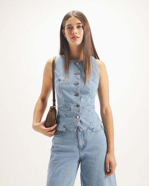 Chaleco De Mezclilla